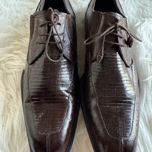 Elegant Brown Leather Men's Dress Shoes